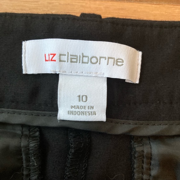 EUC Liz Claiborne Black dress pants - Picture 2 of 14